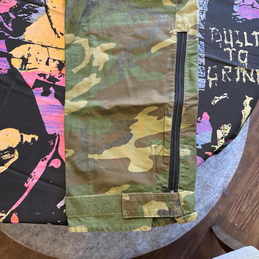 Vintage 80s‎ US Military Cold Weather Gore-Tex Camo Trousers M81 Woodland 36x32 - Picture 7 of 9